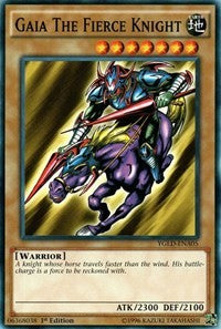 Gaia The Fierce Knight (A) [King of Games: Yugi's Legendary Decks] [YGLD-ENA05] | Gaming Infinity