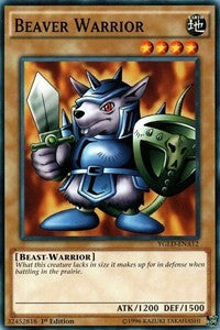 Beaver Warrior (A) [King of Games: Yugi's Legendary Decks] [YGLD-ENA12] | Gaming Infinity