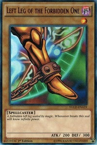 Left Leg of the Forbidden One (A) [King of Games: Yugi's Legendary Decks] [YGLD-ENA19] | Gaming Infinity