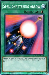 Spell Shattering Arrow (A) [King of Games: Yugi's Legendary Decks] [YGLD-ENA28] | Gaming Infinity