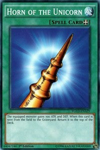 Horn of the Unicorn (A) [King of Games: Yugi's Legendary Decks] [YGLD-ENA29] | Gaming Infinity