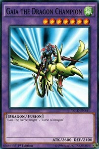 Gaia the Dragon Champion (A) [King of Games: Yugi's Legendary Decks] [YGLD-ENA41] | Gaming Infinity