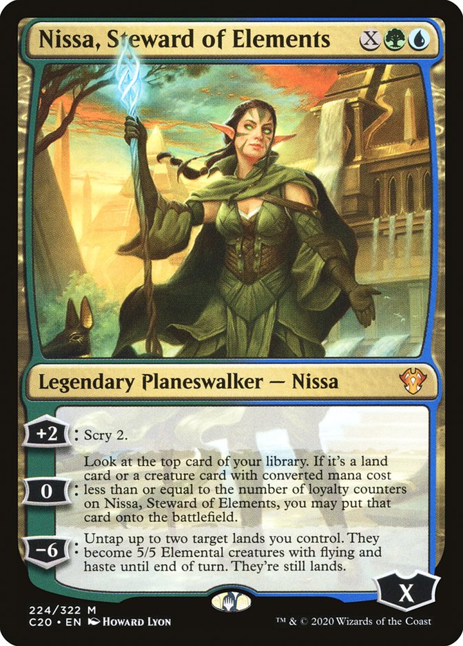 Nissa, Steward of Elements [Commander 2020] | Gaming Infinity