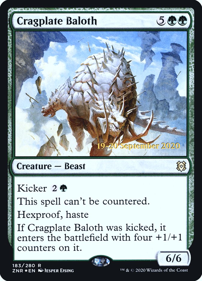 Cragplate Baloth  [Zendikar Rising Prerelease Promos] | Gaming Infinity