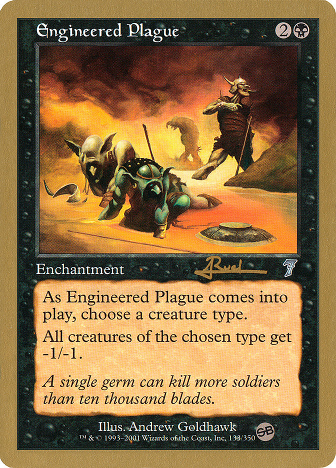 Engineered Plague (Antoine Ruel) (SB) [World Championship Decks 2001] | Gaming Infinity