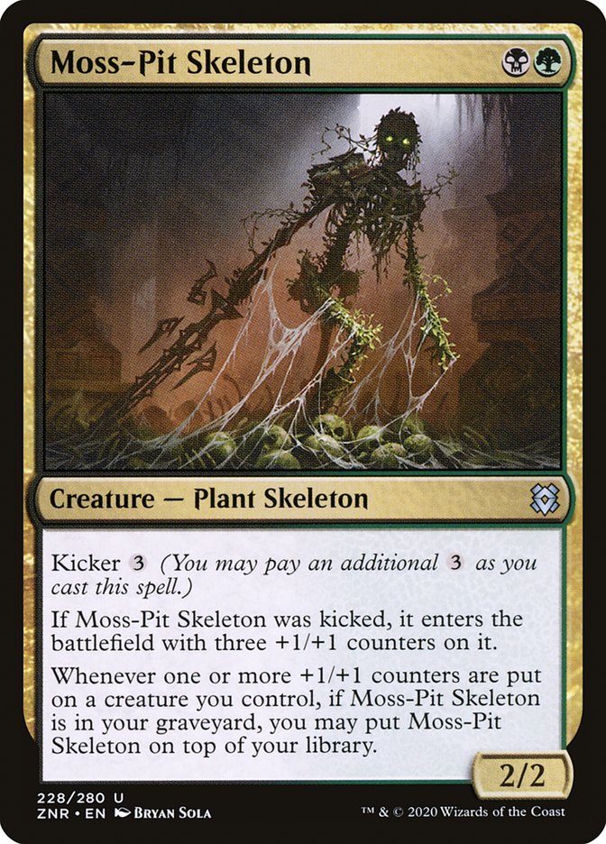 Moss-Pit Skeleton [Zendikar Rising] | Gaming Infinity