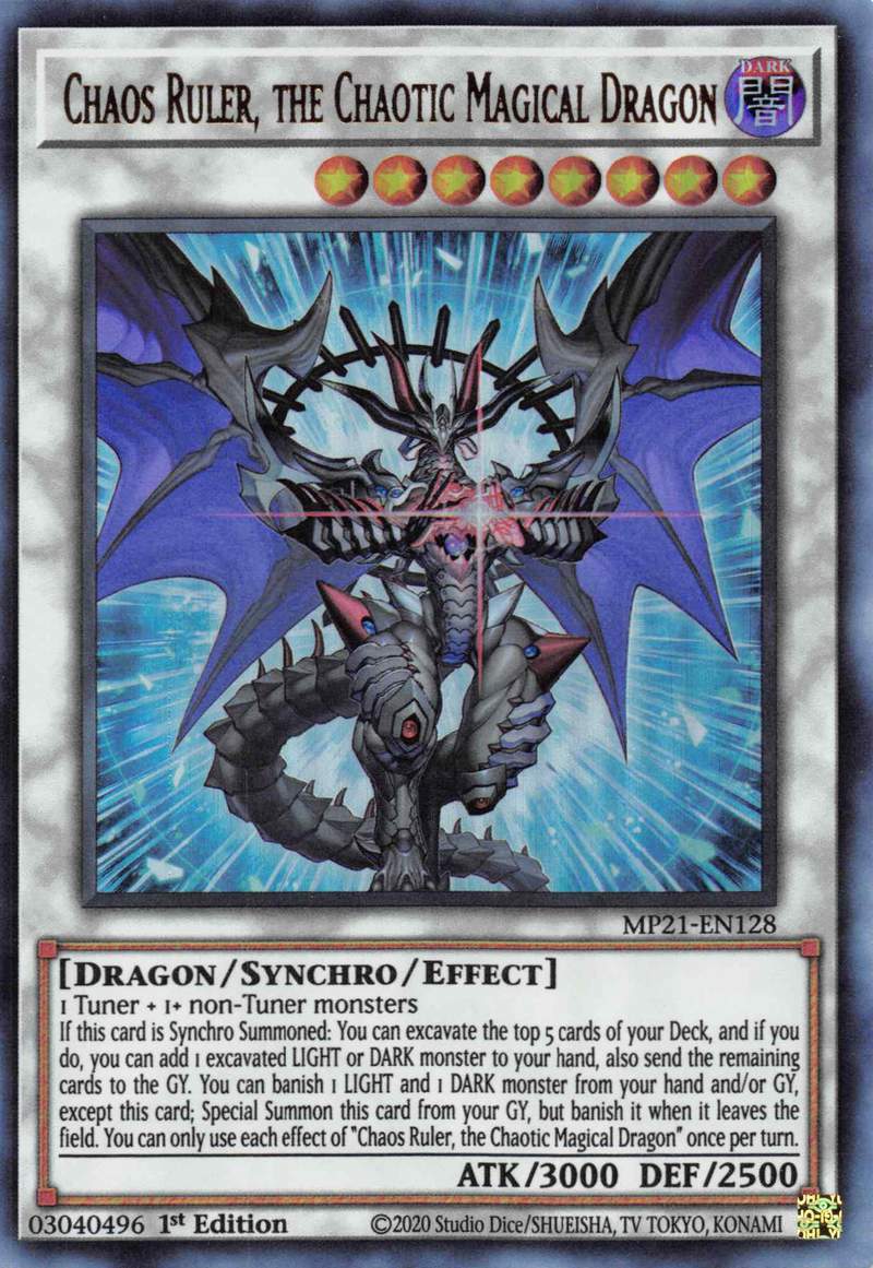 Chaos Ruler, the Chaotic Magical Dragon [MP21-EN128] Ultra Rare | Gaming Infinity