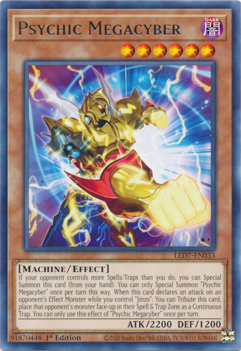 Psychic Megacyber [LED7-EN033] Rare | Gaming Infinity