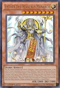 Ehther the Heavenly Monarch [Structure Deck: Emperor of Darkness] [SR01-EN000] | Gaming Infinity