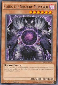 Caius the Shadow Monarch [Structure Deck: Emperor of Darkness] [SR01-EN004] | Gaming Infinity