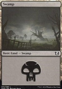 Swamp (74) [Duel Decks: Blessed vs. Cursed] | Gaming Infinity