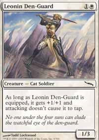 Leonin Den-Guard [Mirrodin] | Gaming Infinity