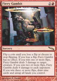 Fiery Gambit [Mirrodin] | Gaming Infinity