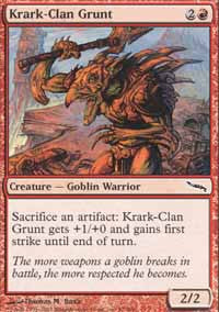 Krark-Clan Grunt [Mirrodin] | Gaming Infinity