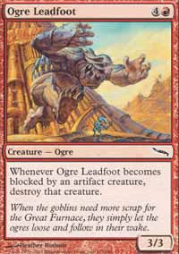 Ogre Leadfoot [Mirrodin] | Gaming Infinity