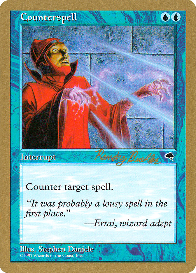 Counterspell (Randy Buehler) [World Championship Decks 1998] | Gaming Infinity