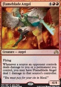 Flameblade Angel [Shadows over Innistrad Promos] | Gaming Infinity