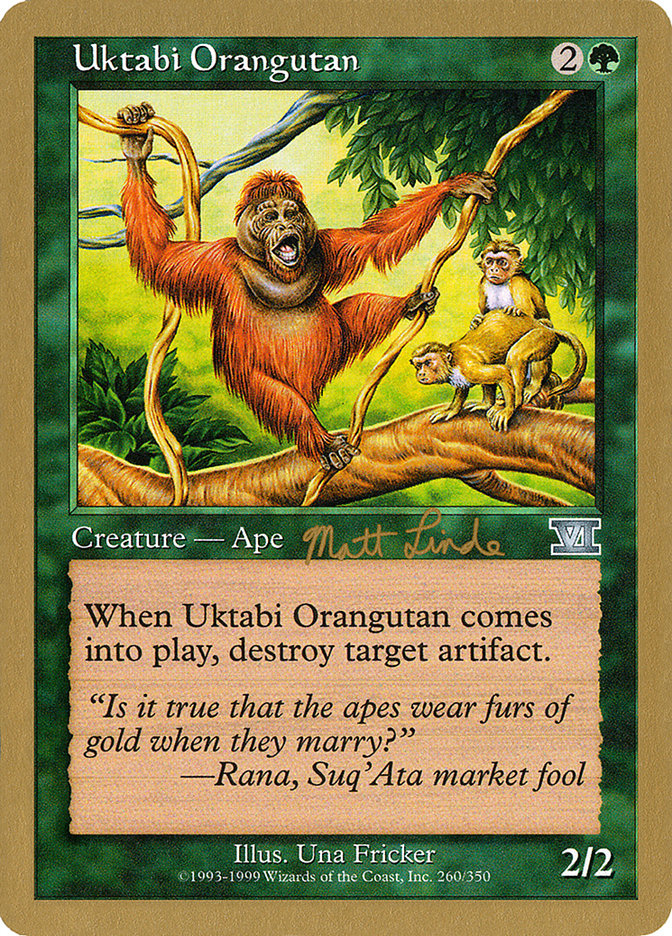 Uktabi Orangutan (Matt Linde) [World Championship Decks 1999] | Gaming Infinity