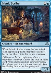 Manic Scribe [Shadows over Innistrad] | Gaming Infinity