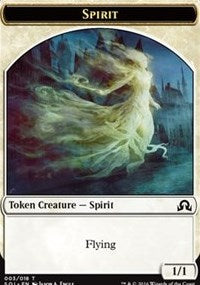 Spirit Token [Shadows over Innistrad Tokens] | Gaming Infinity