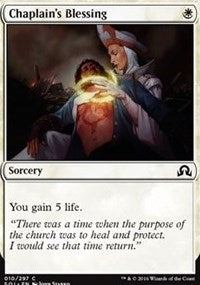 Chaplain's Blessing [Shadows over Innistrad] | Gaming Infinity