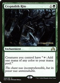 Cryptolith Rite [Shadows over Innistrad Promos] | Gaming Infinity