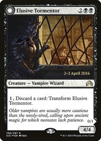 Elusive Tormentor [Shadows over Innistrad Promos] | Gaming Infinity