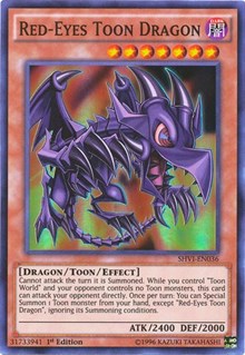 Red-Eyes Toon Dragon [Shining Victories] [SHVI-EN036] | Gaming Infinity