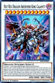 Hot Red Dragon Archfiend King Calamity [Shining Victories] [SHVI-EN097] | Gaming Infinity