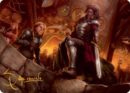 Veteran Dungeoneer Art Card (Gold-Stamped Signature) [Dungeons & Dragons: Adventures in the Forgotten Realms Art Series] | Gaming Infinity