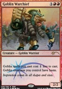 Goblin Warchief (2016) [Friday Night Magic 2016] | Gaming Infinity