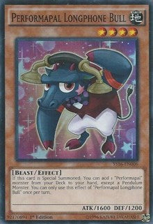 Performapal Longphone Bull [Starter Deck: Yuya] [YS16-EN006] | Gaming Infinity