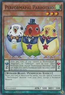 Performapal Parrotrio [Starter Deck: Yuya] [YS16-EN005] | Gaming Infinity