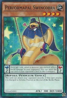 Performapal Swincobra [Starter Deck: Yuya] [YS16-EN003] | Gaming Infinity