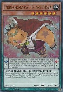 Performapal King Bear [Starter Deck: Yuya] [YS16-EN002] | Gaming Infinity