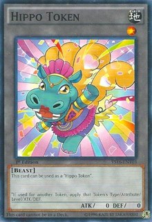 Hippo Token (Blue) [Starter Deck: Yuya] [YS16-ENT03] | Gaming Infinity