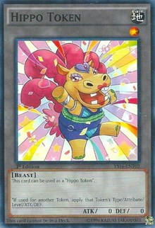 Hippo Token (Yellow) [Starter Deck: Yuya] [YS16-ENT02] | Gaming Infinity