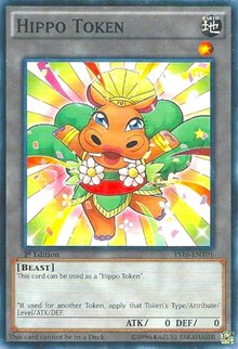 Hippo Token (Orange) [Starter Deck: Yuya] [YS16-ENT01] | Gaming Infinity