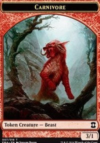 Carnivore Token [Eternal Masters Tokens] | Gaming Infinity