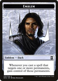 Emblem - Dack Fayden [Eternal Masters Tokens] | Gaming Infinity