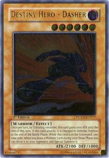 Destiny HERO - Dasher (UTR) [Power of the Duelist] [POTD-EN017] | Gaming Infinity