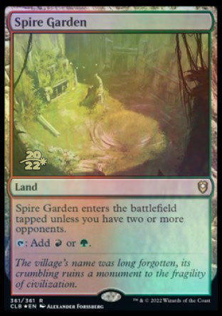 Spire Garden [Commander Legends: Battle for Baldur's Gate Prerelease Promos] | Gaming Infinity