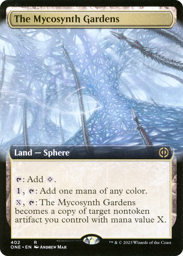 The Mycosynth Gardens (Extended Art) [Phyrexia: All Will Be One] | Gaming Infinity