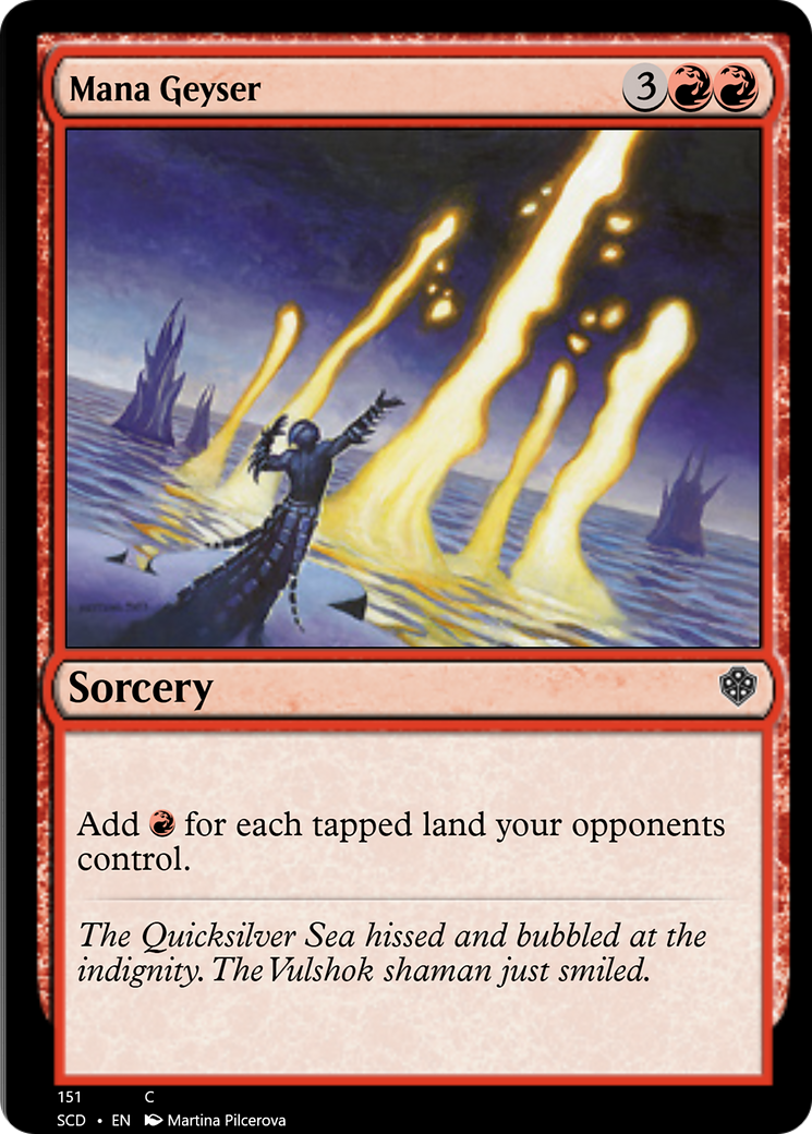 Mana Geyser [Starter Commander Decks] | Gaming Infinity