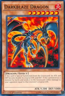 Darkblaze Dragon [Structure Deck: Rise of the True Dragons] [SR02-EN006] | Gaming Infinity