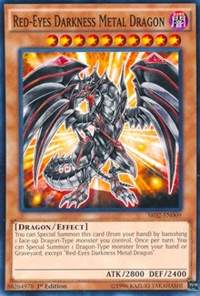 Red-Eyes Darkness Metal Dragon [Structure Deck: Rise of the True Dragons] [SR02-EN009] | Gaming Infinity