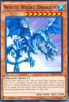 White Night Dragon [Structure Deck: Rise of the True Dragons] [SR02-EN011] | Gaming Infinity