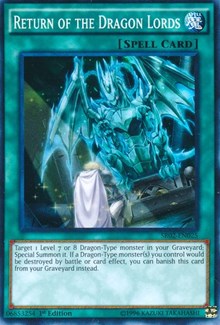 Return of the Dragon Lords [Structure Deck: Rise of the True Dragons] [SR02-EN025] | Gaming Infinity