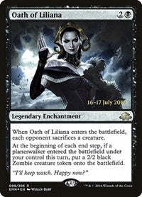 Oath of Liliana [Eldritch Moon Promos] | Gaming Infinity