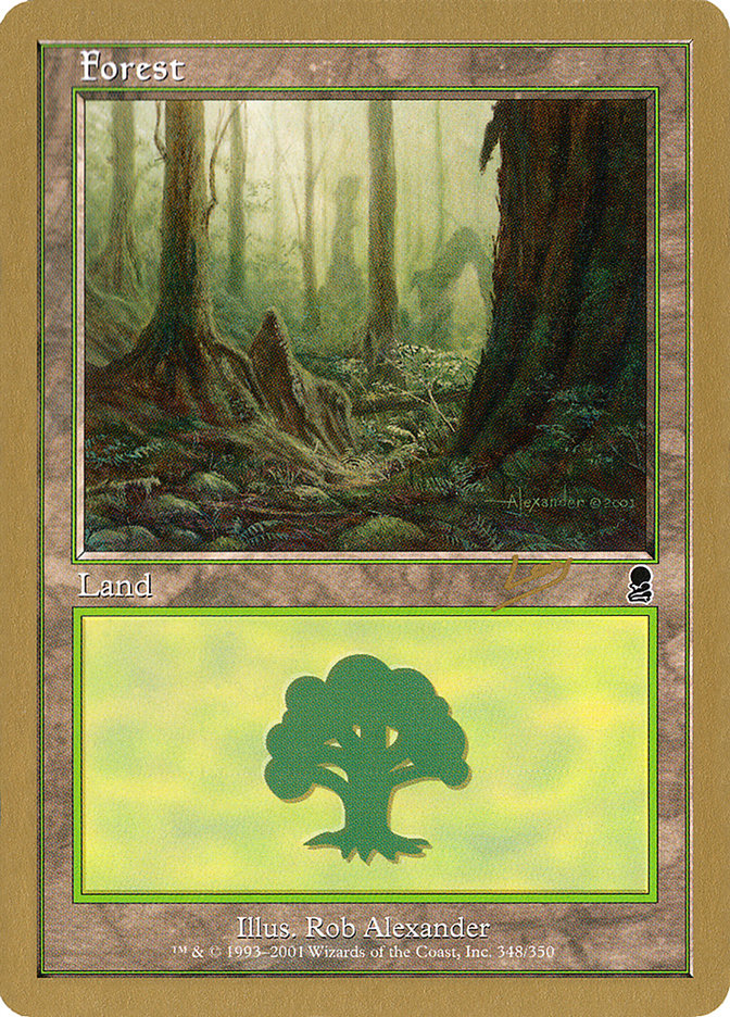 Forest (rl348) (Raphael Levy) [World Championship Decks 2002] | Gaming Infinity